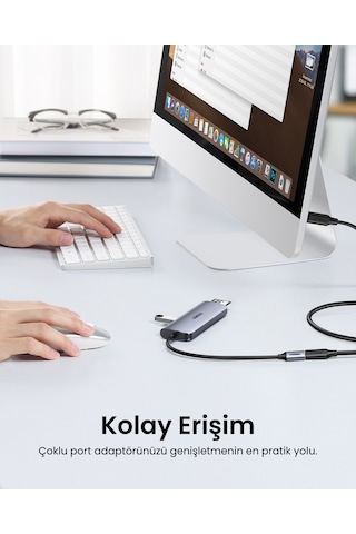 Ugreen Type-c Erkek To Type-c Dişi Uzatma Kablosu 1 Metre, 10387