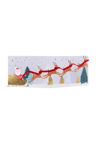 Meri Meri - Santa's Card - Noel Baba Tebrik Kartı - 3d