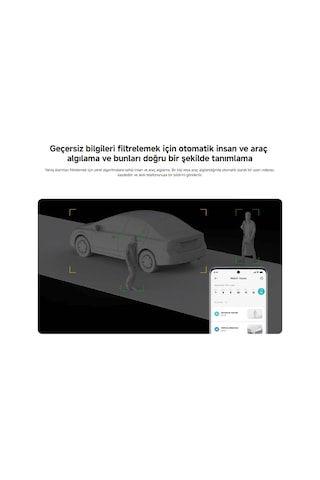 Xiaomi CW700S 9x 4MP Çift Lens Sesli Alarm Dış Mekan Kamerası Beyaz