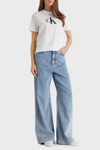 Calvin Klein Bayan T Shirt Lv044e215g Yaa Beyaz BEYAZ