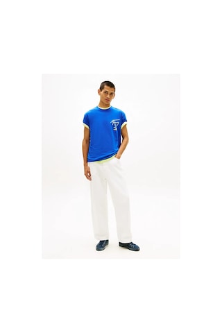 Tommy Jeans Erkek Tişört-dm0dm22553 Mavi