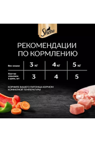 Sheba Yaş Mama, Soslu Tavuk 28 Adet Paketli 245444406