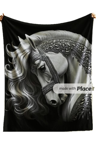 80x150 Cm Banyo&plaj&spor Havlusu Hızlı Kuruma Mikrofiber At