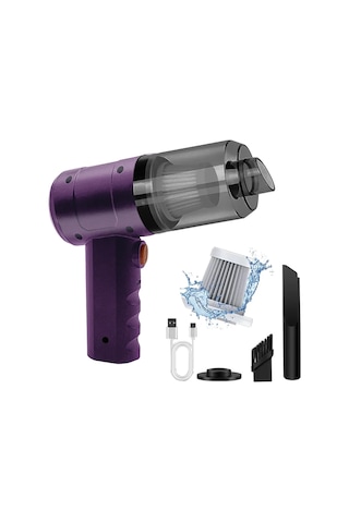 Carrier-15000pa Basınçlı Hava Toz Toplayıcı El Tipi Vakum Akülü Yüksek Güç Araba Elektrikli Süpürge Saç Kurutma Makinesi Mini Taşınabilir