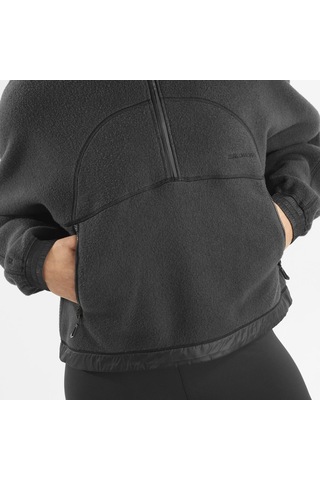 Salomon Chroma Fleece Crop W Siyah