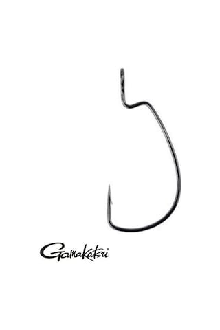 Gamakatsu Worm 330 Bottom Jigging No:2/0 Siyah Olta İğnesi 5adt
