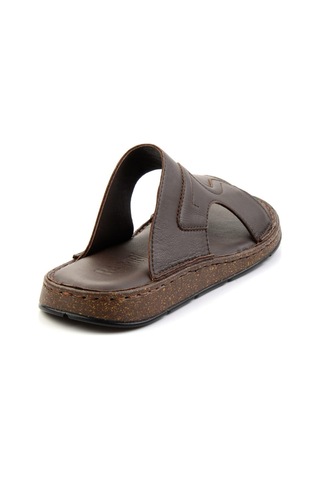 Kahve Leather Erkek Terlik E04433010943 Kahve