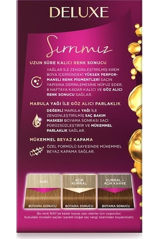 Palette Deluxe 7 - 554 Altın Karamel X 2 Adet Saç Boyası