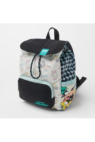 Aubyhe Mickey Mouse Karikatür Desenli Kare Çanta - Okul Çantası Beyaz-mavi Suluk Tipi Blue