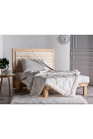 Doqu Home Pamuk Çift Kişilik Yorgan Beyaz