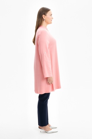 Aker 24ss15676112 Büyük Beden Tunik 24ss15676112 090 Somon Somon