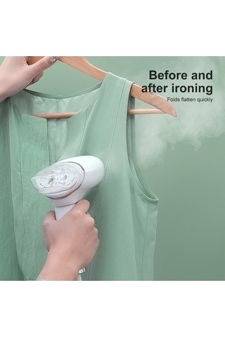 Createtech Taşınabilir 1000w Buharlı Ütü 100ml Çıkarılabilir Tank Hızlı Isınma Katlanabilir