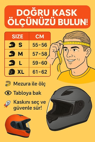 Ncr Çene Açılır Motosiklet Kaskı Desenli Mavi