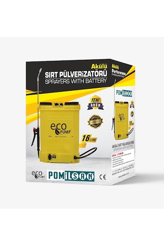 Pomilsan Eco Pump Akülü 16 Lt Sırt Ilaçlama Pompası