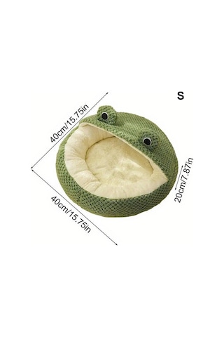 Geeroyoo Yarı Kapalı Kurbağa Evcil Hayvan Yuvaları Rahat Ve Nefes Alabilir