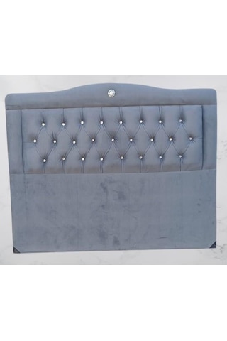 Dk Tay Tüyü Kumaş Dolgun Kapitone Çift Kişilik Başlık 140 CM Antrasit