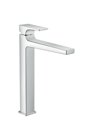 Hansgrohe Metropol Tek Kollu Lavabo Bataryası 260 Çubuk Volan, Bas- Aç Gider Seti İle, Çanak Lavabolar İçin Krom Krom