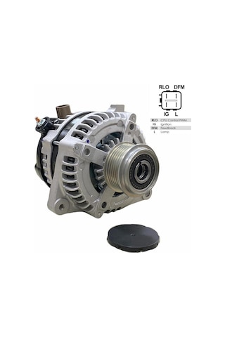 12v Alternatör Dinamo 100 A 4 Fiş Ig-l-rlo-fr- M Toyota Aurıs/corolla 1.4 D-4d 2007