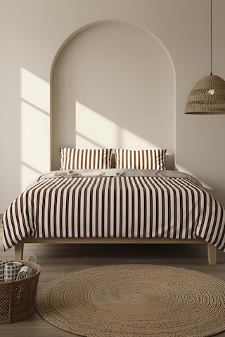 My Sleep Cinnamon Çift Kişilik %100 Pamuklu Nevresim Seti - 4 Parça Çeyiz Seti Çok Renkli