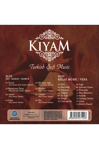 Kıyam - Turkish Sufi Music Cd
