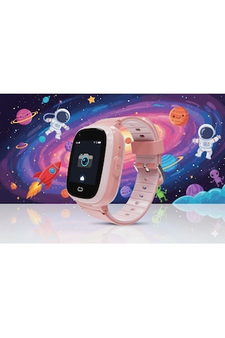 Kn8100p Akıllı Çocuk Saati 4g Sim Kart Destekli Görüntülü Görüşme Özelliği Var