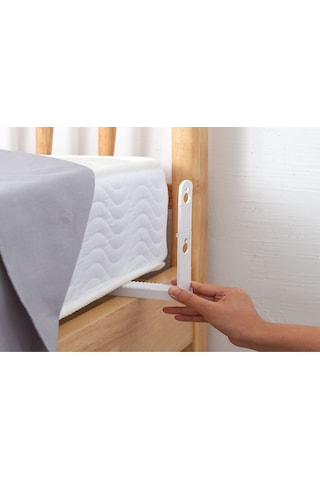 Geeroyoo Kaymayı Önleyen Ve Yatak Çarşafını Sabitleyen 4'lü Pratik Tutucu, Beyaz Renk, Abs Malzeme Beyaz