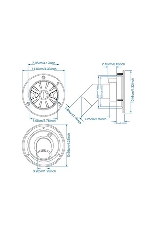 Trendooze Gaojunshop01 Beyaz 80mm Kilitlenebilir Karavan Su Dolap Kapağı Beyaz