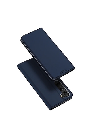 Dux Ducis Sm Galaxy Uyumlu S23 Plus Kılıf Skin Pro Series Flip Cover Kapaklı Kılıf- 5775 Lacivert