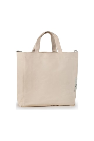 Icone Bej The Icone Bag Paris İşlemeli Tote Kadın Kol Çantası Ve Omuz Çantası Bej
