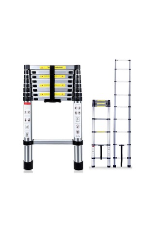 Master 504330 Paslanmaz Çelik Teleskopik Merdiven 260 Cm