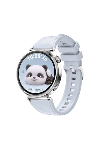 Ariatech Huawei Watch Gt5 41mm Uyumlu Krd-129 Silikon Kordon Strap Kayış-buz Mavisi