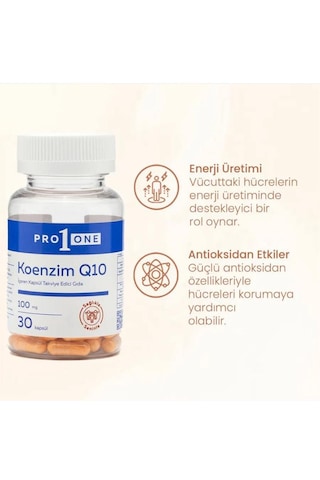 Pro 1 One Koanzim Q10 Takviye Edici Gıda 30 Tablet
