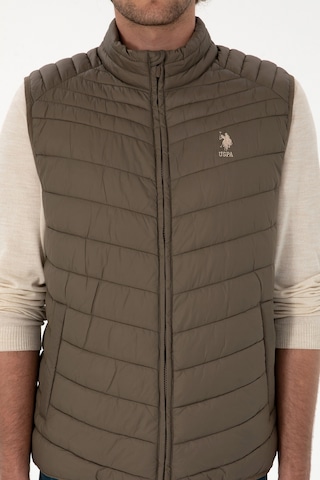 U.s. Polo Assn. Erkek Vizon Yelek Dokuma 50312012-vr052 Vizon