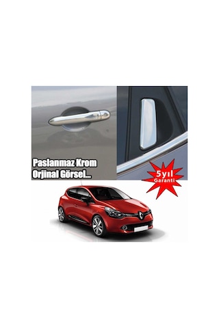Renault Clio 4 Kapı Kolu Kromu Nikelajı