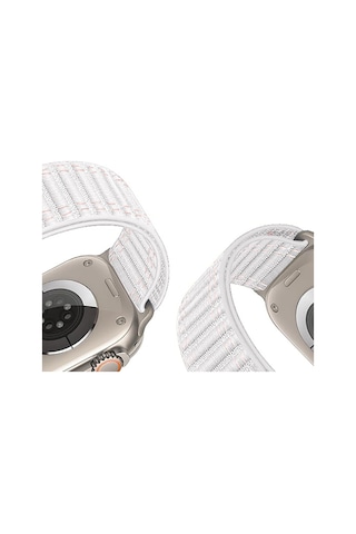 Apple Uyumlu Watch 44 45 46mm Utra 49mm Fabric Spor Yumuşak Kumaş Kordon Seri 2 3 4 5 6 Se 7 8 9 10