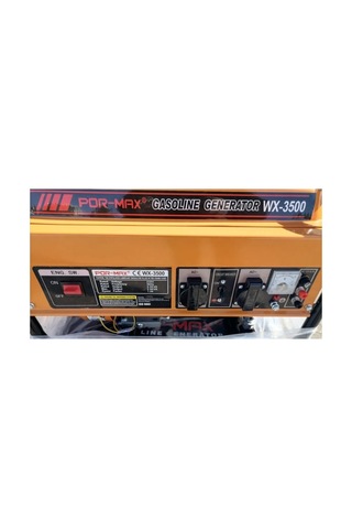 Pormax Benzinli Jeneratör Mx-3500