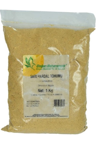 Hardal U Öğütülmüş Doğal Sarı 1000 Gr Paket