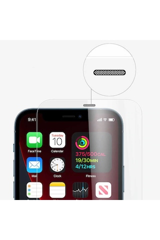 Goocamp Apple Uyumlu iPhone 12 Pro Max Vox Glass Temperli Ekran Koruyucu