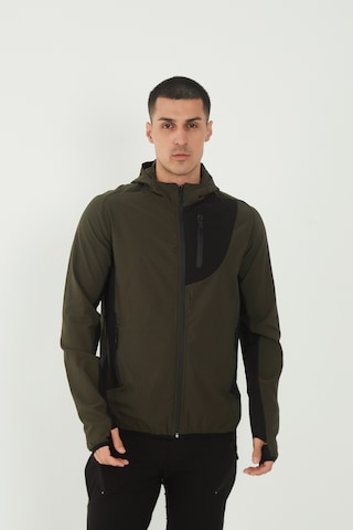 Camp Scoutland Camp265 Outdoor Tactical Su İticili Erkek Fermuarlı Taktik Sweatshirt Haki