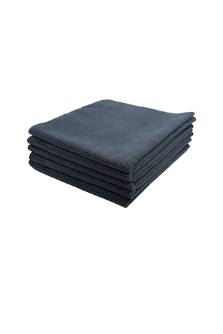 Klın Zero Finish Hd Mikrofiber Lazer Kesim Çok Amaçlı Silme Bez 5'li Paket Gri - 40x40cm