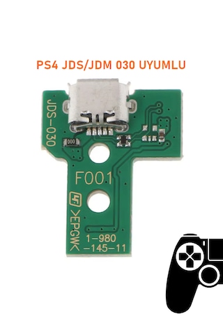 Ps4 V2 Kollar İle Uyumlu Jds Jdm 030 Usb Port Soket & 12 Pın Flex
