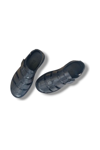 Growish Gr0152 Deri Erkek Sandalet Siyah 42