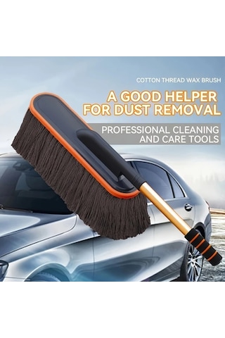 Fochsia Araç Toz Fırçası Wax Brush Uzatılabilir Yumuşak Kıllar Ve Boya Dostu Tasarım Profesyonel Araç Temizlik Mopu Suv Kamyon Dayanıklı Ergonomik Sap