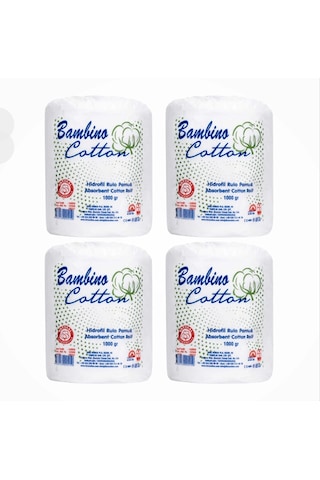 Bambino Hidrofil Rulo Pamuk 1 Kg - 4 Adet