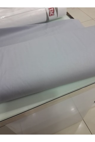 Akfil Hasse Patiska Kumaş Gri En 240Cm 63 Tel Naturel %100 Pamuk