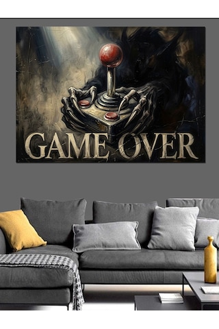 Game Over Klasik Atari Konsolu Dekoratif Kanvas - Mdf Ahşap Tablo Game Over Klasik Atari Konsolu Dekoratif Kanvas - Mdf Ahşap Tablo