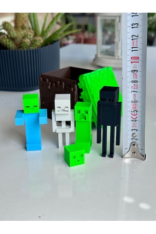 Minecraft Çim Bloğu Karakter Kutusu