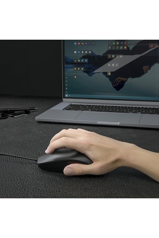 Lecoo Ms100 Usb Kablolu 1000dpı 3 Tuşlu Optik Mouse Ms100