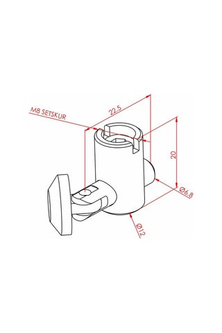 Doğuş Kalıp Çektirme Tip Bağlantı Parçası - Açılı K8 Diğer