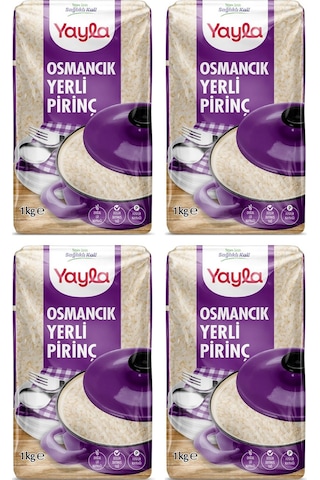 Yayla Osmancık Pirinç 1 Kg X 4 Adet